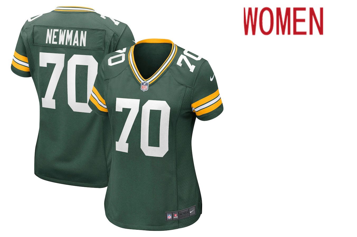 Women Green Bay Packers #70 Royce Newman Green Nike Game NFL Jersey->women nfl jersey->Women Jersey
